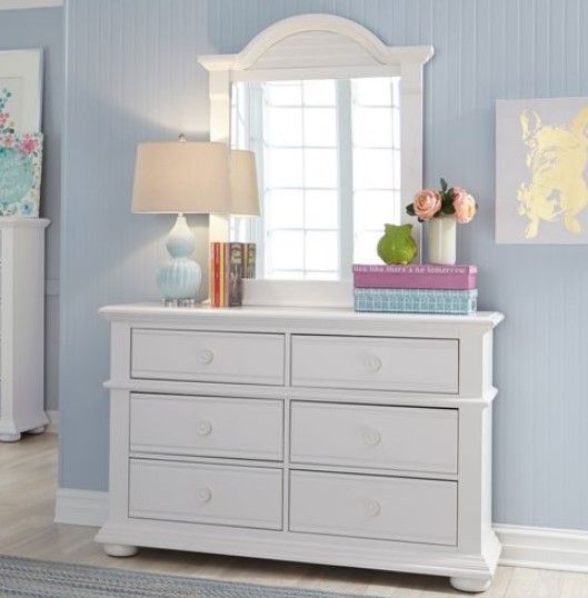 Liberty Summer House Oyster White Youth Dresser 6