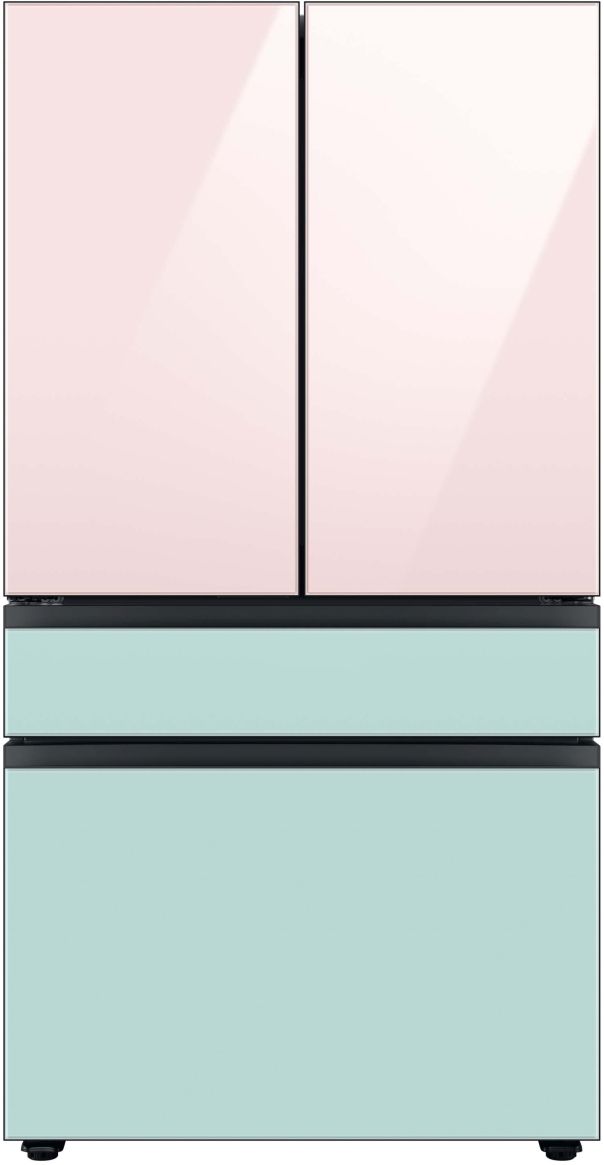 Samsung Bespoke 36" Morning Blue Glass French Door Refrigerator Middle Panel 7