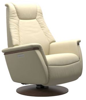 Stressless® by Ekornes® Max Small Moon Wood Base Power Recliner