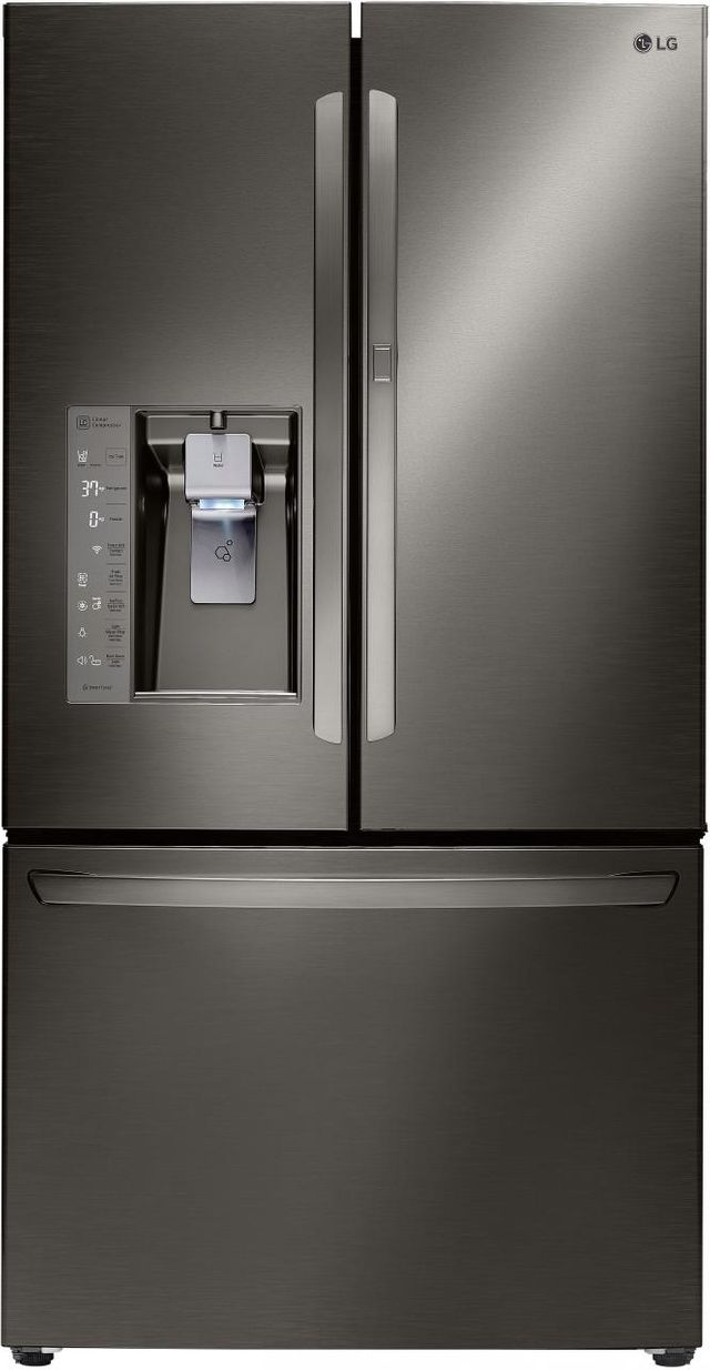 LG 29.6 Cu. Ft. Black Stainless Steel French Door Refrigerator-0