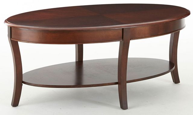 Steve Silver Co. Troy Medium Brown Cherry Cocktail Table