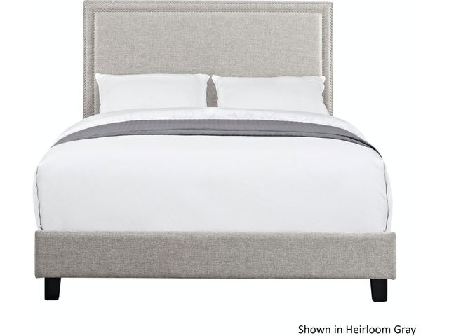 Elements International Erica Heirloom Gray Bed | Max Fine Furniture ...