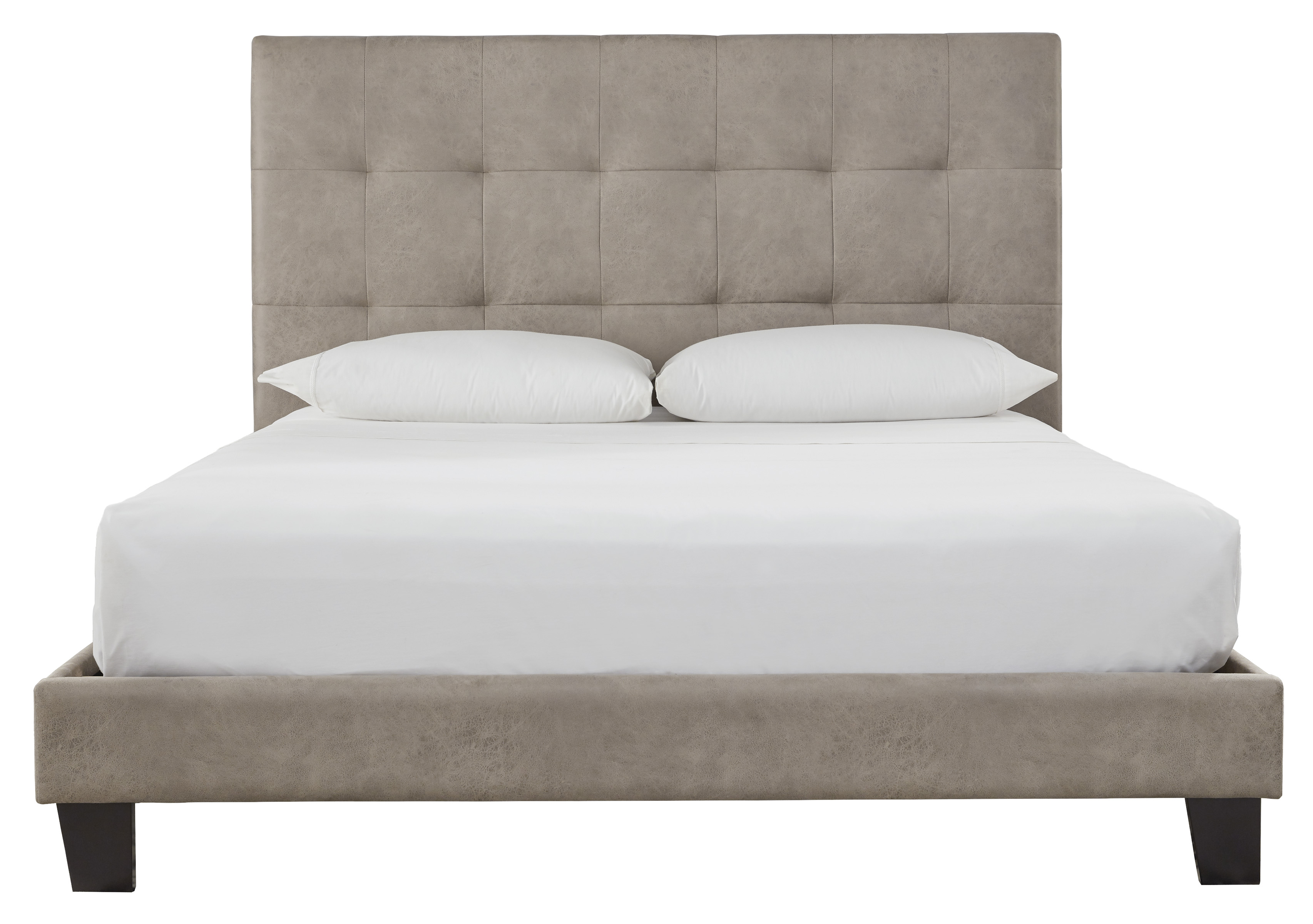 Signature Design by Ashley® Adelloni Light Brown King Upholstered Bed