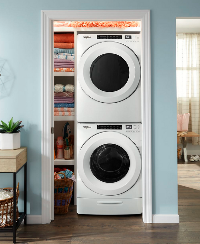 Whirlpool® 7.4 Cu. Ft. White Front Load Electric Dryer Appliance