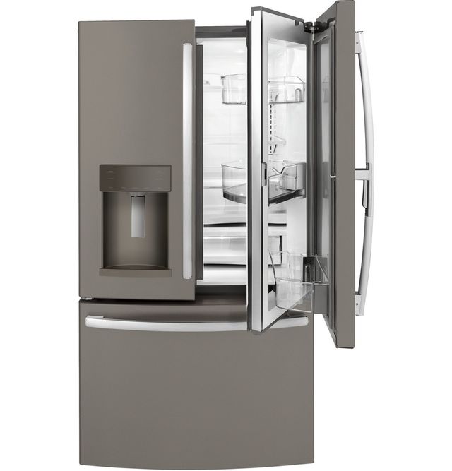 GE® 27.8 Cu. Ft. French Door Refrigerator-Black Stainless Steel 22