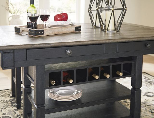 Signature Design by Ashley® Tyler Creek Black/Gray Counter Height Dining Table-3