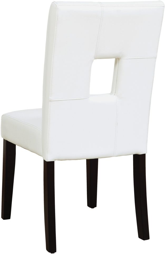 Coaster® Anisa Set of 2 White Side Chairs 1