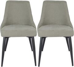 Coaster® Aviano 2-PieceLight Gray Upholstered Side Chairs