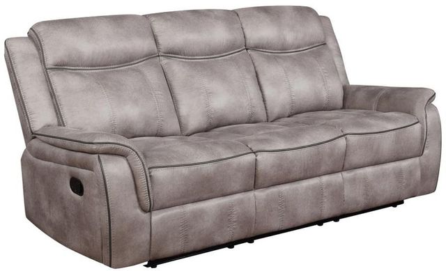 Coaster® Lawrence 2-Piece Taupe Reclining Living Room Set 1