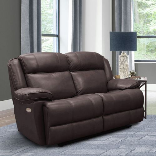 Parker House® Eclipse Florence Brown Power Loveseat