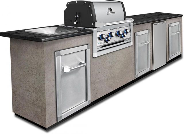 Broil King® Imperial™ 490 27" Stainless Steel Built-In Grill 7