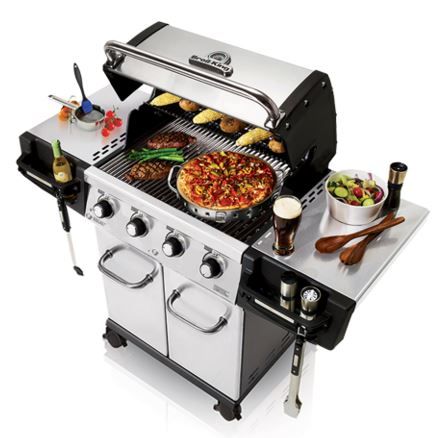 Broil King® Regal™ S420 PRO Series 24.8" Stainless Steel Freestanding Grill 1