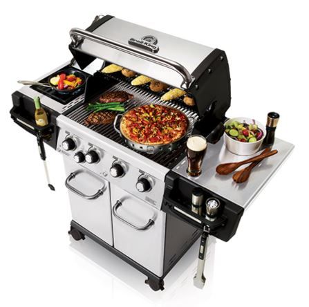 Broil King® Regal™ S440 PRO Series 24.8" Stainless Steel Freestanding Grill 1