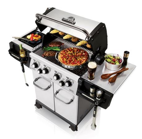 Broil King® Regal™ S 490 PRO Series 56.3" Stainless Steel Freestanding Grill 1