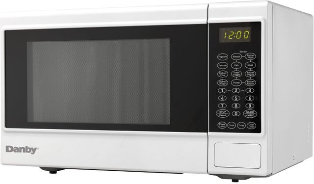 Danby® 1.4 Cu. Ft. Black/White Countertop Microwave 2