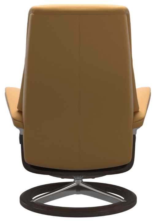 Stressless® by Ekornes® View Medium Reclining Signature Chair with Footstool Set 2