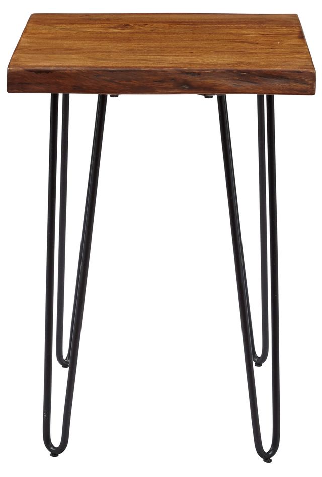 Jofran Inc. Nature's Edge Solid Acacia Chairside Table-1