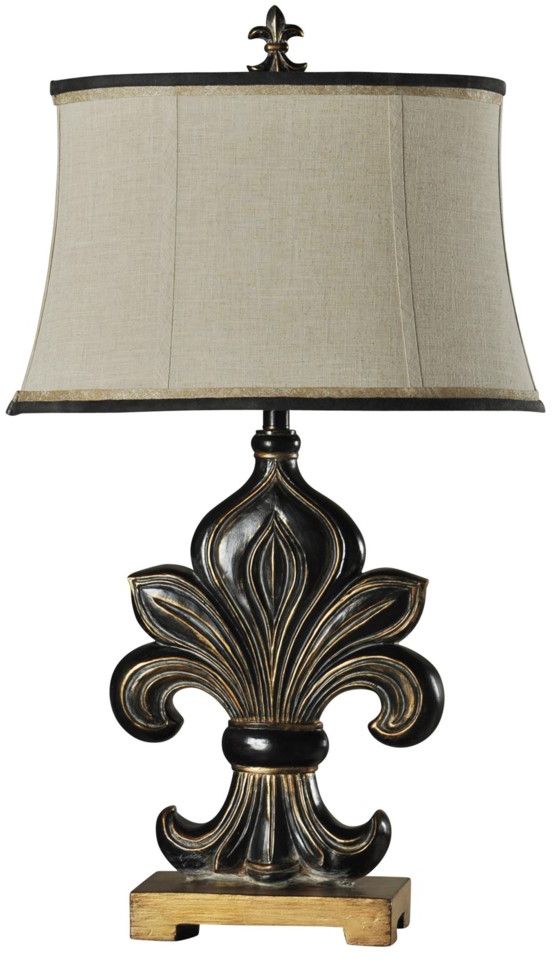 fleur de lis lamp