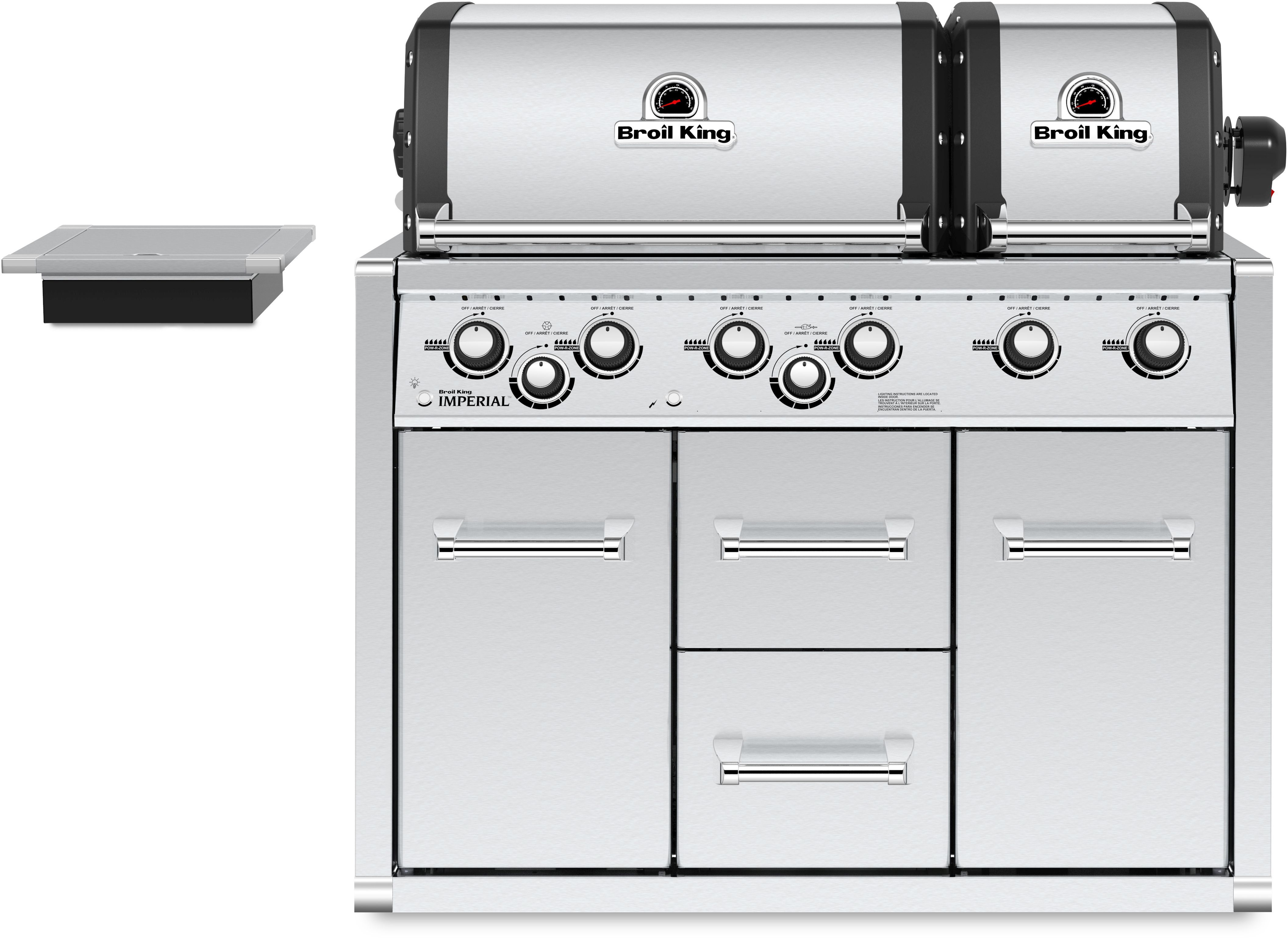 Broil King® Imperial™ XLS 27" Stainless Steel Built-In Grill with Cabinet