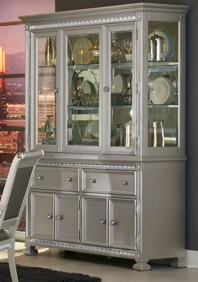 Homelegance® Bevelle Buffet and Hutch