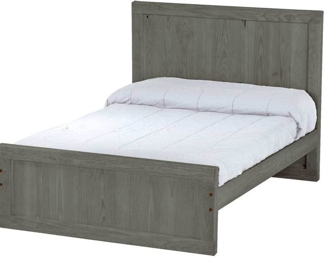 Crate Designs™ Graphite Full Extra-long Youth Panel Bed 0