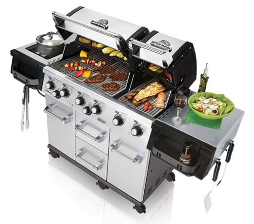 Broil King® Imperial™ XLS Series 24.8" Stainless Steel Freestanding Grill-1