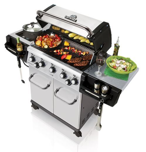 Broil King® Regal™ S590 PRO Series 24.8" Stainless Steel Freestanding Grill 1