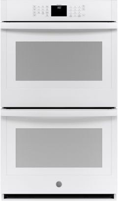 GE® 30" White Electric Built In Double Oven