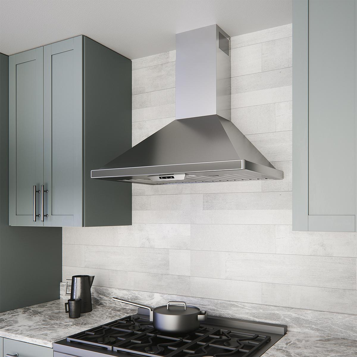 Stainless steel chimney range outlet hood