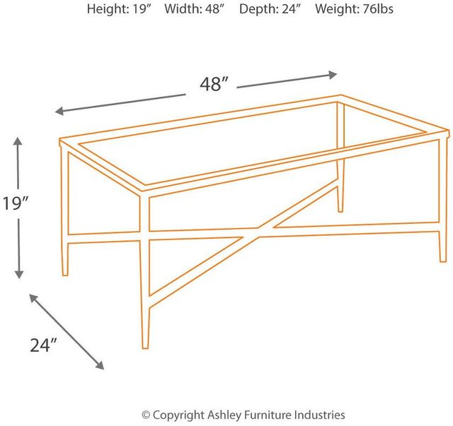 Signature Design by Ashley® Augeron 3 Piece Black Occasional Table Set 3