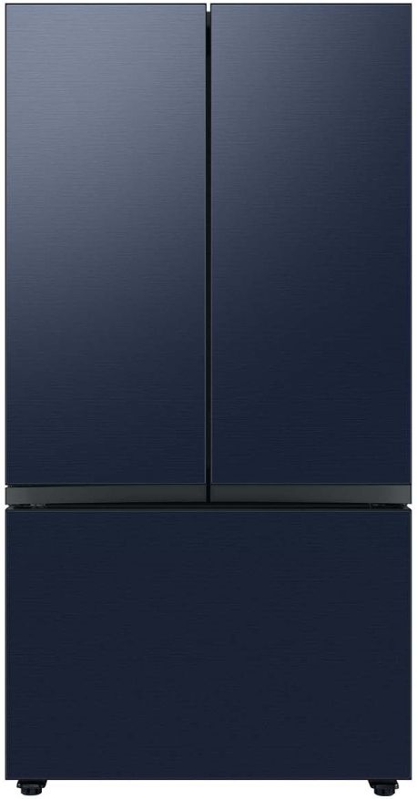Samsung Bespoke 36" Navy Steel French Door Refrigerator Bottom Panel 7