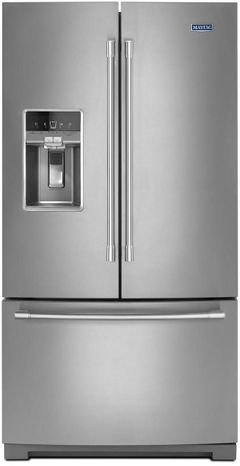 Maytag® 26.8 Cu. Ft. Fingerprint Resistant Stainless Steel French Door Refrigerator