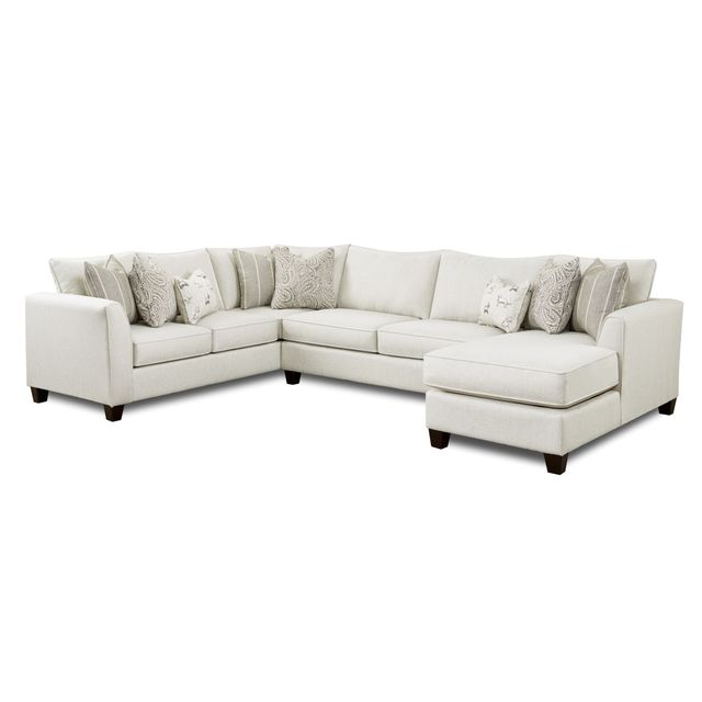 Fusion Furniture Homecoming Stone 3-Piece Sectional-0