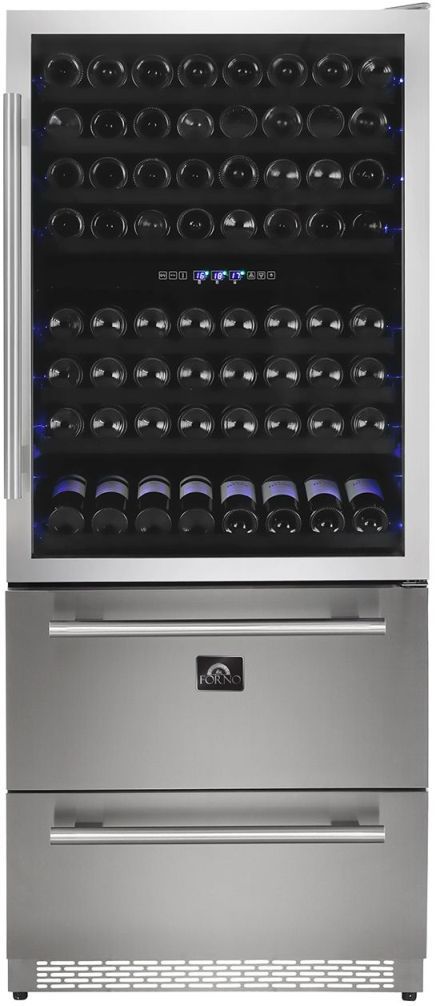 FORNO® 30" Stainless Steel Wine Cooler