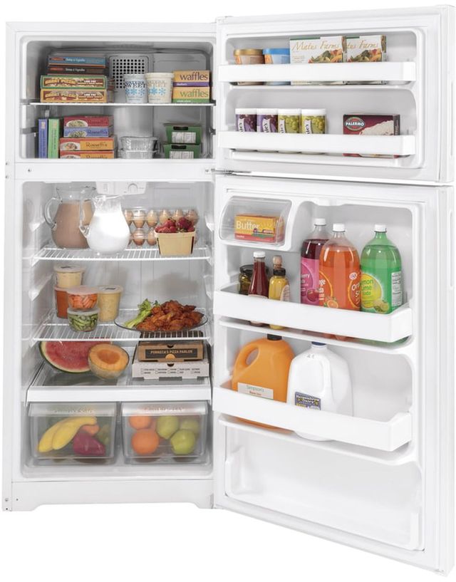Crosley® 15.6 Cu. Ft. White Top Mount Refrigerator 3