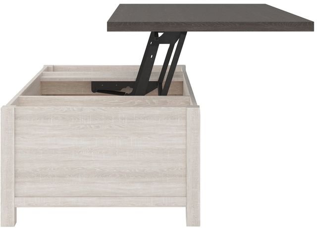 Signature Design by Ashley® Dorrinson Two-tone Rectangular Lift Top Cocktail Table 2