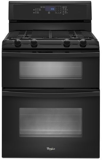 whirlpool gas stove double oven