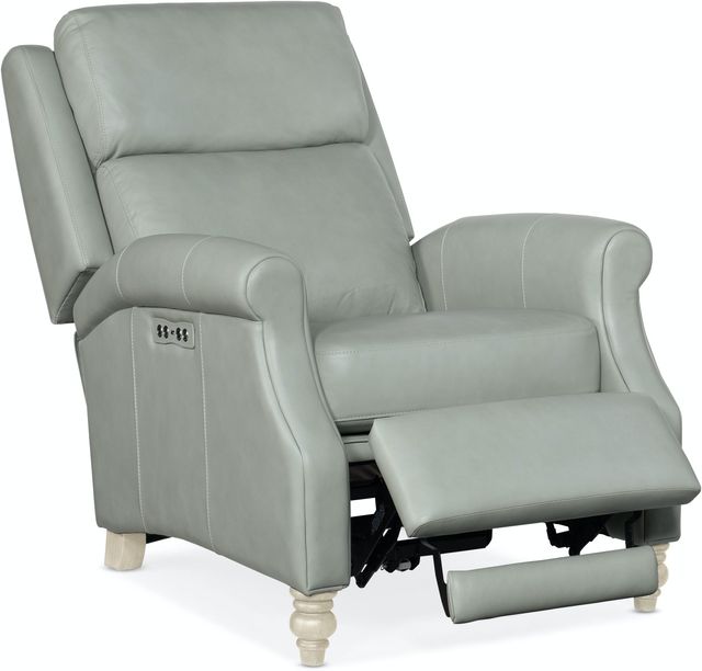 Hooker® Furniture RC Hurley Aline Oyster Bay Power Recliner with Power Headrest 4