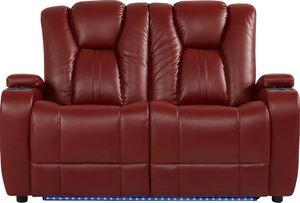Kingvale Court Red Stationary Loveseat