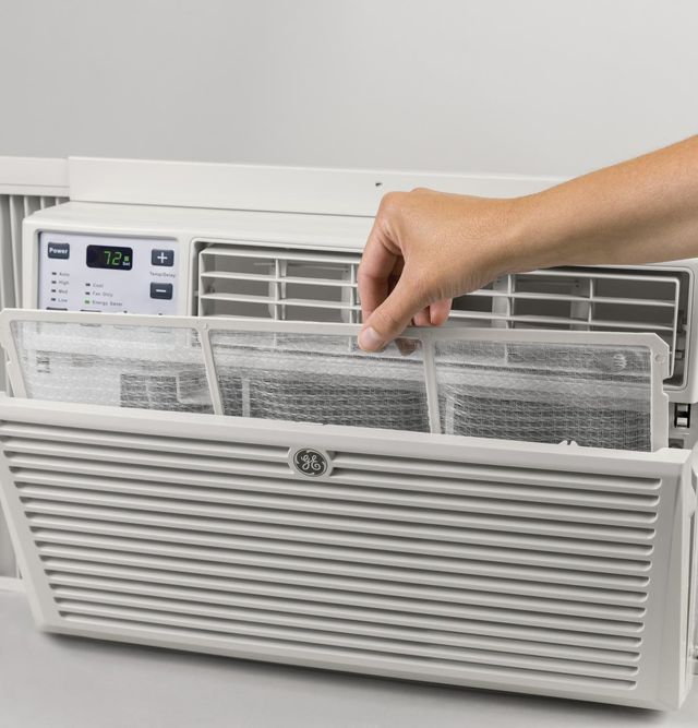 GE® Window Mount Air Conditioner-Light Cool Gray 5