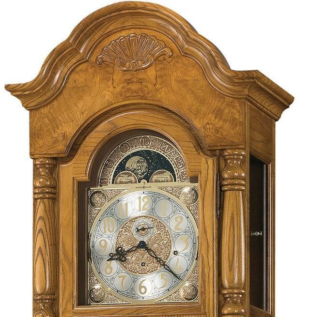 Howard Miller® Browman Golden Oak Grandfather Clock 1