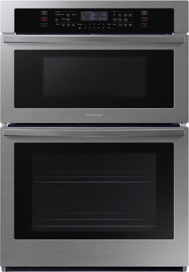 Samsung 30" Stainless Steel Oven/Microwave Combo Electric Wall Oven-0