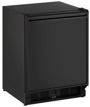 SCRATCH & DENT - U-Line® ADA Series Combo® 2.1 Cu. Ft. Black Compact Refrigerator