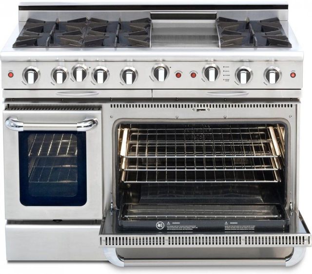 Capital Culinarian 48" Stainless Steel Free Standing Gas Range 1