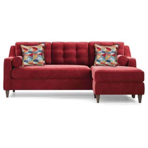 Hanover Ruby Sofa Chaise with Throw Pillows