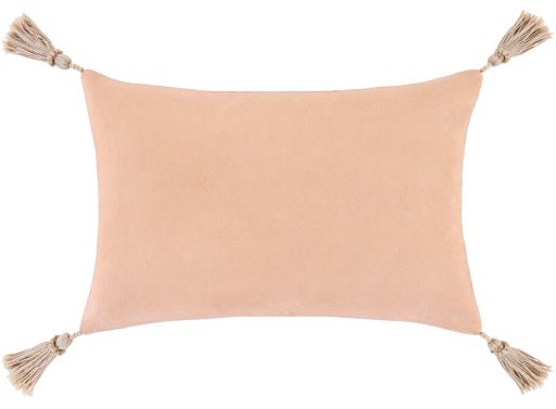 Surya Accra Peach 13" x 20" Toss Pillow with Polyester Insert 2
