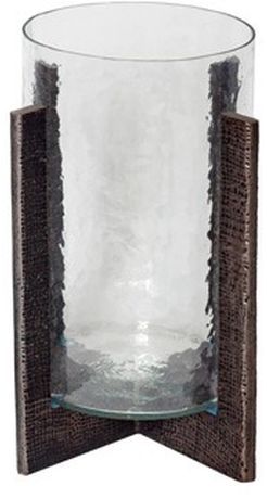Signature Design by Ashley® Garekton 2-Piece Clear/Pewter Candle Holder-1