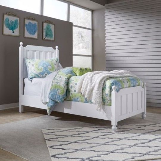 Liberty Cottage View White Youth Full Panel Headboard & Footboard 7