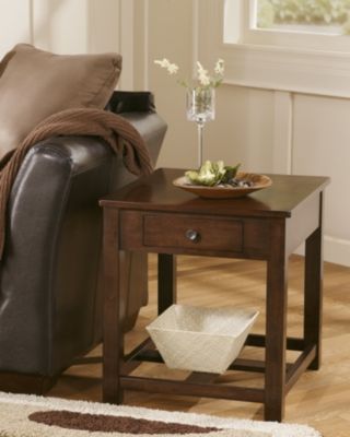 Signature Design by Ashley® Marion Dark Brown End Table 9