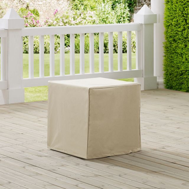 Crosley Furniture® Tan Outdoor End Table Furniture Cover-3